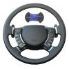 Leather Steering Wheel Wrap Car Steering Case Stitch Steering Wheel Cover Fit for Land Rover Range Rover 2003 2004 2005 2006 2007 2008 2009 2010 2011 2012,Blue view 1