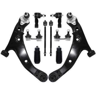 HAWK BROTHER Control Arm, Front Lower Sway Bar Link Tie Rod Boot 12pcs