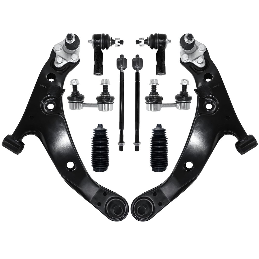HAWK BROTHER Control Arm, Front Lower Sway Bar Link Tie Rod Boot 12pcs