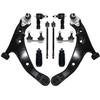 HAWK BROTHER Control Arm, Front Lower Sway Bar Link Tie Rod Boot 12pcs view 1