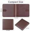 CoBak Car Registration and Insurance Holder - Vehicle Glove Box Car Organizer, Auto Truck Comparment Accessories Case for Essential Document, Driver License, Cards (Deep Brown) view 4