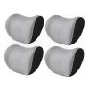 LXQTAO Car Interior Accessories: Plush Suede Neck and Lumbar Support Pillows for Comfortable and Safe Driving (4, Grey) view 1