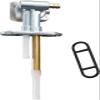 MotorCart Basics BXTech Fuel Petcock ShutOff Valve for TT250 YZ400F Grizzly 350 400 450 YFM450D Kawasaki KLF300 Suzuki Quadsport Z400 LTZ400 Banshee 350 YFZ350, sliver view 4