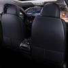 Niscarda for Toyota Camry 2004-2026 Seat Covers, Nappa Leather Waterproof Anti-Slip Easy to Install Seat Protector (Black&Coffee, Full Set) view 2
