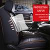 Niscarda for Toyota Camry 2004-2026 Seat Covers, Nappa Leather Waterproof Anti-Slip Easy to Install Seat Protector (Black&Coffee, Full Set) view 4