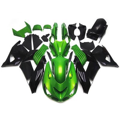 Aoicils ABS Plastic Fairing Kit for Kawasaki ZX-14R ZZ-R1400 2006 2007 2008 2009 2010 2011 ZX14R 06-11 Motorcycle Full Bodywork Bodyframe Body Kits Gloss Green Black