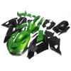 Aoicils ABS Plastic Fairing Kit for Kawasaki ZX-14R ZZ-R1400 2006 2007 2008 2009 2010 2011 ZX14R 06-11 Motorcycle Full Bodywork Bodyframe Body Kits Gloss Green Black view 2