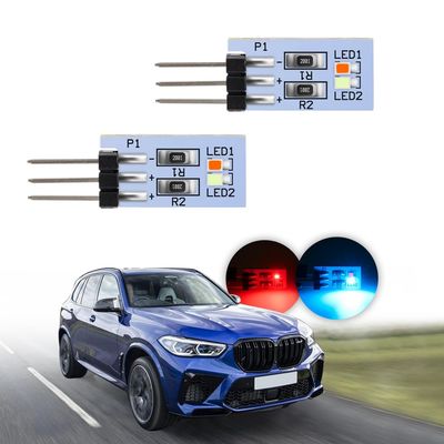 NJSBYL LED Ambient Lighting Circuit Board Replacement for B-MW X5 X6 X7 Series 2 3 4 5 7 M2 M3 M4 Pre-LCI LCI Blue-Red Courtesy Rear Pillar Front Seatback Atmosphere Module