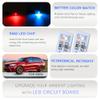 NJSBYL LED Ambient Lighting Circuit Board Replacement for B-MW X5 X6 X7 Series 2 3 4 5 7 M2 M3 M4 Pre-LCI LCI Blue-Red Courtesy Rear Pillar Front Seatback Atmosphere Module view 3