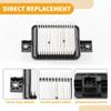 Partuto HVAC Blower Motor Resistor No.79330TBAA11 Heater Blower Resistor for Honda Civic 1.5L L4 Turbocharged 2016-2017 Metal ABS Black view 3