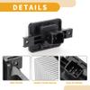 Partuto HVAC Blower Motor Resistor No.79330TBAA11 Heater Blower Resistor for Honda Civic 1.5L L4 Turbocharged 2016-2017 Metal ABS Black view 4