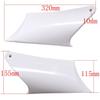 ICONSPORTSS Complete Plastic Fender Fairing Body Work Kit Mudguard Set with Seat For Motorcycle Pit Dirt Bikes Apollo 110cc 125cc 140cc 150cc 160cc Orion (Black) view 2