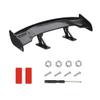 Yourkar Car Spoiler Wing, Carbon Fiber Auto Exteriores Rear Tail Wings, ABS Automotive Mini Tiny Trunk Spoiler for Most Vehicles, Universal Car Accessories (Black Carbon Fiber, Large) view 1