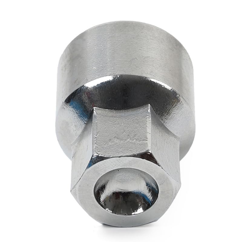 GZYF 1pc Metal Locking Scoket Adaptor Wheel Nut Screw Lug Removal Key Tool 57 Sliver for VW for Skoda For Seat for Audi for Porsche Car