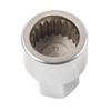 GZYF 1pc Metal Locking Scoket Adaptor Wheel Nut Screw Lug Removal Key Tool 57 Sliver for VW for Skoda For Seat for Audi for Porsche Car view 4