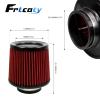 Frtcaty 76mm 3" High Flow Round Tapered Cone Cool Air Filter Cleaner with Top Filter Design Short 163mm tall view 2
