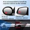 Suction Cup Car Convex Blind Spot Mirror, Upgraded Blind Spot Mirror for Car, 360Rotating And Swinging, High-Definition Wide-Angle View, 2 Pack Car Blind Spot Mirror (Silver) view 4