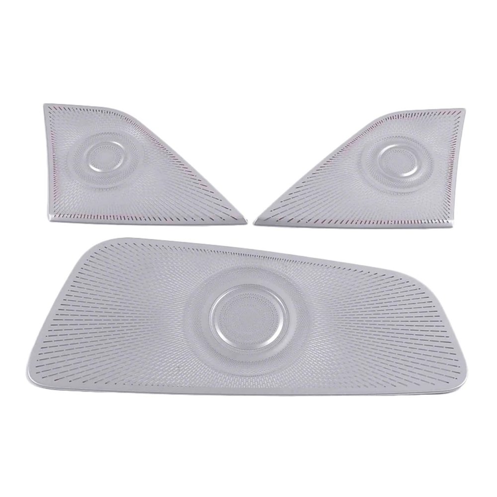 VNFEJEJR Fit for Kia Carnival 2020 2021 2022 Interior Trim Car Audio Speaker Cover Sticker Door Loudspeaker Console Panel Reading Lamp Cover Door Audio Speaker Cover(Console Panel)