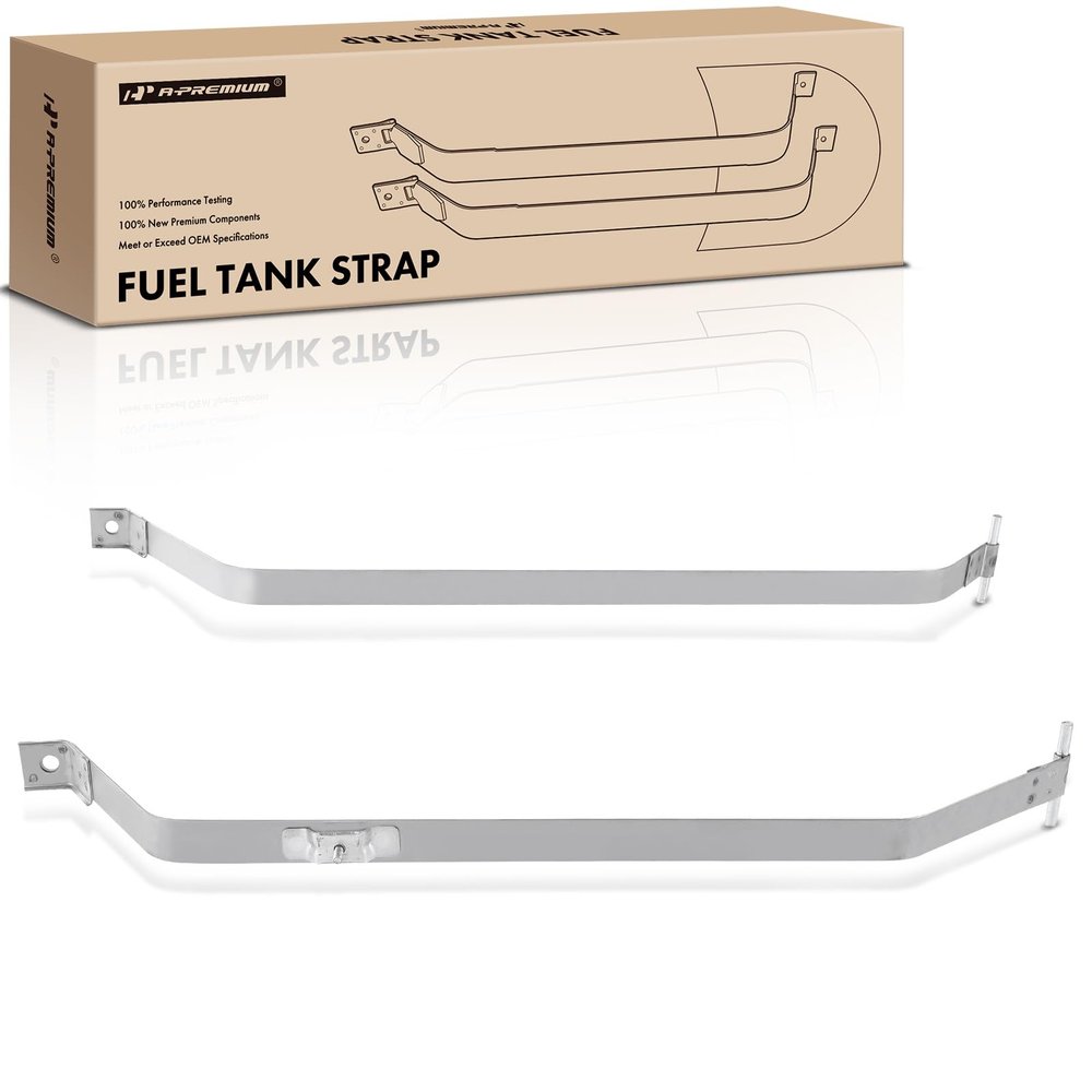 A-Premium Set of 2PCS Fuel Tank Straps Compatible with Kia Sephia 1998-2001, Spectra 2000-2004