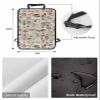 T&H XHome Car Seat Protector, 2 Pack Kick Mats Back Seat Protector Retro Mushroom Spring Summer Plant Leaves Waterproof Backseat Cover for Kids Universal Fit Automotive Interior Protectors view 2