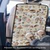 T&H XHome Car Seat Protector, 2 Pack Kick Mats Back Seat Protector Retro Mushroom Spring Summer Plant Leaves Waterproof Backseat Cover for Kids Universal Fit Automotive Interior Protectors view 3