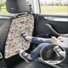 T&H XHome Car Seat Protector, 2 Pack Kick Mats Back Seat Protector Retro Mushroom Spring Summer Plant Leaves Waterproof Backseat Cover for Kids Universal Fit Automotive Interior Protectors view 4
