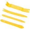 Performance Tool 1532 4-Pc. Auto Trim Removal Tool Set, Poly-Nylon, V-Notch and Straight Trim Tools, Yellow view 1