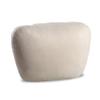 LXQTAO Premium Quality Car Seat Suede Velvet Pillow - Neck and Lumbar Support Cushion for Automobile Interior (1, Beige, Neck Pillow) view 1