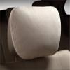 LXQTAO Premium Quality Car Seat Suede Velvet Pillow - Neck and Lumbar Support Cushion for Automobile Interior (1, Beige, Neck Pillow) view 2