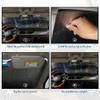 GUGLILI Funny Eyes Car Windshield Sun Shade Innocent Eyes Car Sunshade Sun Visor Protector for SUV Truck Blocks UV Rays Keeps Vehicle Cool American Flag 51 X 26.8 Inch view 3