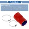 X AUTOHAUX Straight Coupler Silicone Hose with Clamps 2.75"-2.36" ID 5" Length 0 Degree Car Silicone Hose Coolant Hose 4-Ply 5mm Thick Air Intake/Turbo/Intercooler Piping Tube Blue Red 1 Set view 4