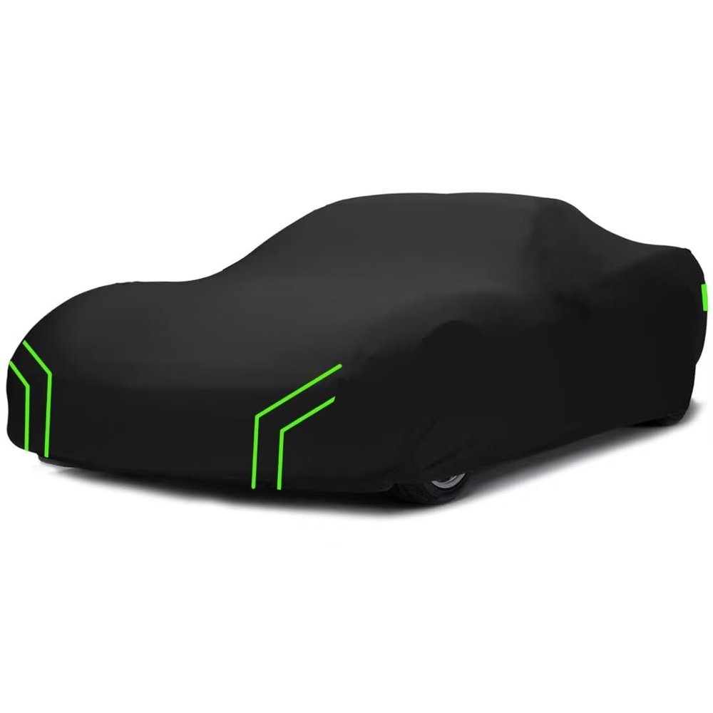Outdoor Car Cover Compatible with Porsche 911 (901) 1964-1973Universal sunproof and dustproof in all seasons-Waterproof Car Covers-black green