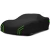 Outdoor Car Cover Compatible with Porsche 911 (901) 1964-1973Universal sunproof and dustproof in all seasons-Waterproof Car Covers-black green view 1