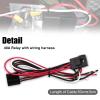 RYANSTAR RACING Dual Electric Fan Relay Kit with Radiator Electric Fan Thermostat Kit Fan Temperature Sensor Switch 185 On 175 Off Electric Cooling Fan Thermostat Kit 4 Pin 40 AMP Waterproof Relay Kit view 3