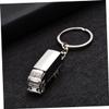 VINTORKY 2pcs Vivid Truck Design Metal Keychain Ring Keyring for Truck Drivers Compact Lightweight Metal Keychain view 2