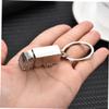 VINTORKY 2pcs Vivid Truck Design Metal Keychain Ring Keyring for Truck Drivers Compact Lightweight Metal Keychain view 3