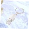 VINTORKY 2pcs Vivid Truck Design Metal Keychain Ring Keyring for Truck Drivers Compact Lightweight Metal Keychain view 4