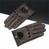 Men's Sheepskin Leather Motorcycle Gloves Protective Gloves for Driving and Riding view 3