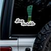 (2 Pcs, 8.3'' x 3.2'', White) No Background Durable and Waterproof of Stay Humble Sticker Decal for Laptops, Water Bottles, Cars, Trucks, Wall Ideal Gift view 1