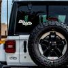 (2 Pcs, 8.3'' x 3.2'', White) No Background Durable and Waterproof of Stay Humble Sticker Decal for Laptops, Water Bottles, Cars, Trucks, Wall Ideal Gift view 2