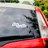 (2 Pcs, 8.3'' x 3.2'', White) No Background Durable and Waterproof of Stay Humble Sticker Decal for Laptops, Water Bottles, Cars, Trucks, Wall Ideal Gift view 3