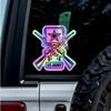 (2 Pcs, 8'' x 8.4'', Hologram) No Background Durable and Waterproof of US Army Sticker Decal for Laptops, Water Bottles, Cars, Trucks, Wall Ideal Gift view 1