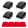 Yourkar 4 PCS Deer Whistles, Deer Warning Devices with Waterproof Adhesive Tapes, Car Save Deer Whistles Avoids Collisions Suitable for Vehicles, Trucks, SUVs, Car Accessories (Black) view 1