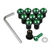 Motorcycle Bolt Kit Screws Kits Washers Mounting Kits Windscreen Bolts For YZF600R Thundercat 1996 97 98 01 02 03 04 05 06 2007 Fasterner Kit Bolts Windshield Screw Bolts (Green) view 1