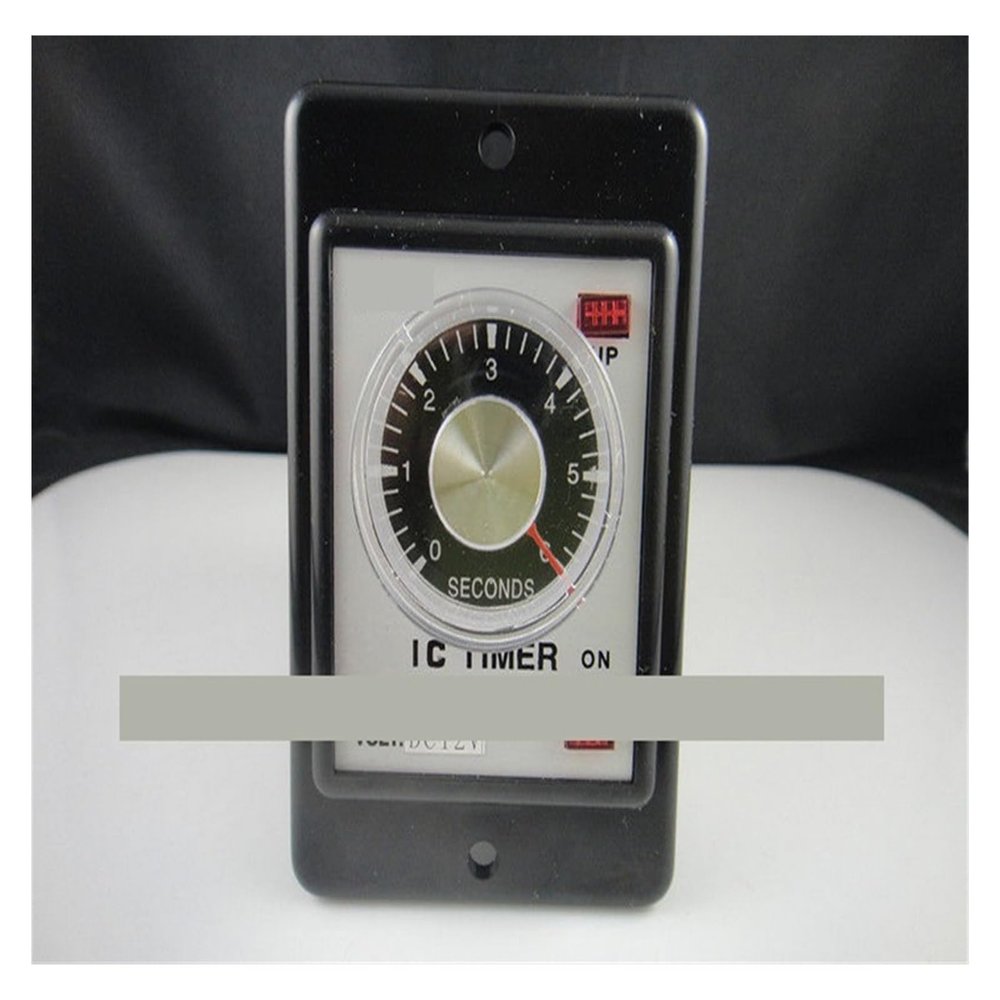 QZLIBEFUD AH2-Y 12V/24V/110V/220V Power on delay time Relay Panel with Socket Base(1S,AC110V)
