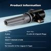 ECCPP DG528 Ignition Coil Coils&iridium Spark Plugs 7164 for Lincoln for jaguar LS S-Type V6 3.0L set of 6 view 3