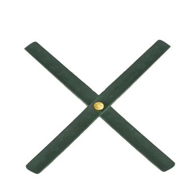 Trip Machine Company Genuine Leather Sticker Cafe Racer Headlight X Tape Universal Bike Vintage Motorcycle Accesories Easy To Install With Heavy Duty 3M Adhesive (Forest Green)