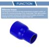 X AUTOHAUX Straight Coupler Silicone Hose 2.01"-2.99" ID 5.00" Length 0 Degree Universal Car Silicone Hose Coolant Hose 4-Ply 5mm Thickness Air Intake/Turbo/Intercooler Piping Tube Blue 1 Pcs view 4