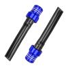 Yourkar 2 PCS Hose Gas Fuel Tank Cap, Aluminum Breather Fuel Valve Vent with Flexible Tube, Gas Tank Filler Cap Replacement for CRF YZF Motorcycle Dirt Bike, Motorcycle Accessories(Blue) view 1
