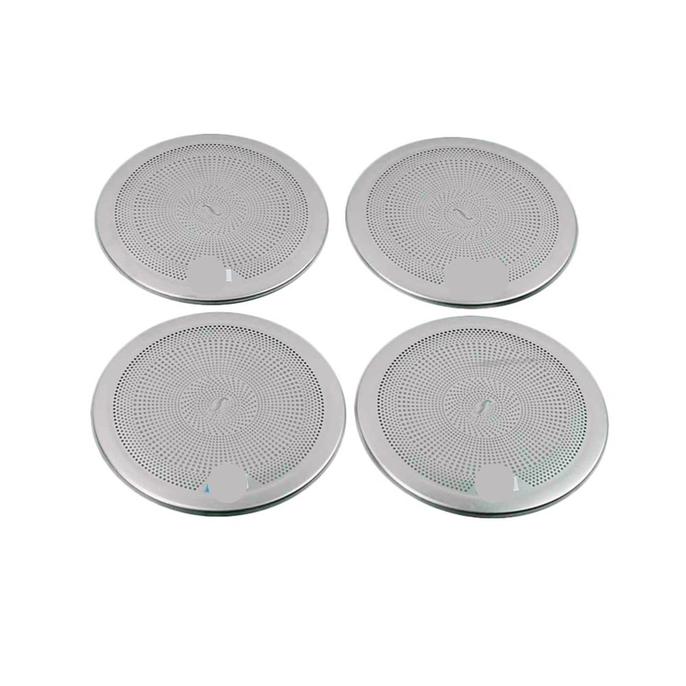 VNFEJEJR Fit for BMW 3 Series F30 2013-2018 Car Door Panel Loudspeaker Pad Speaker Cover Trim Frame Sticker Moulding Accessories Door Audio Speaker Cover(Sliver-01)